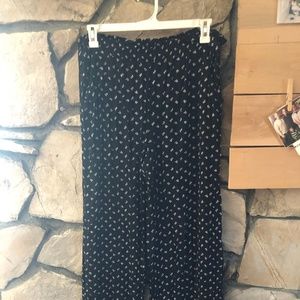 Mossimo Supply Co Black and White Flowy Pants